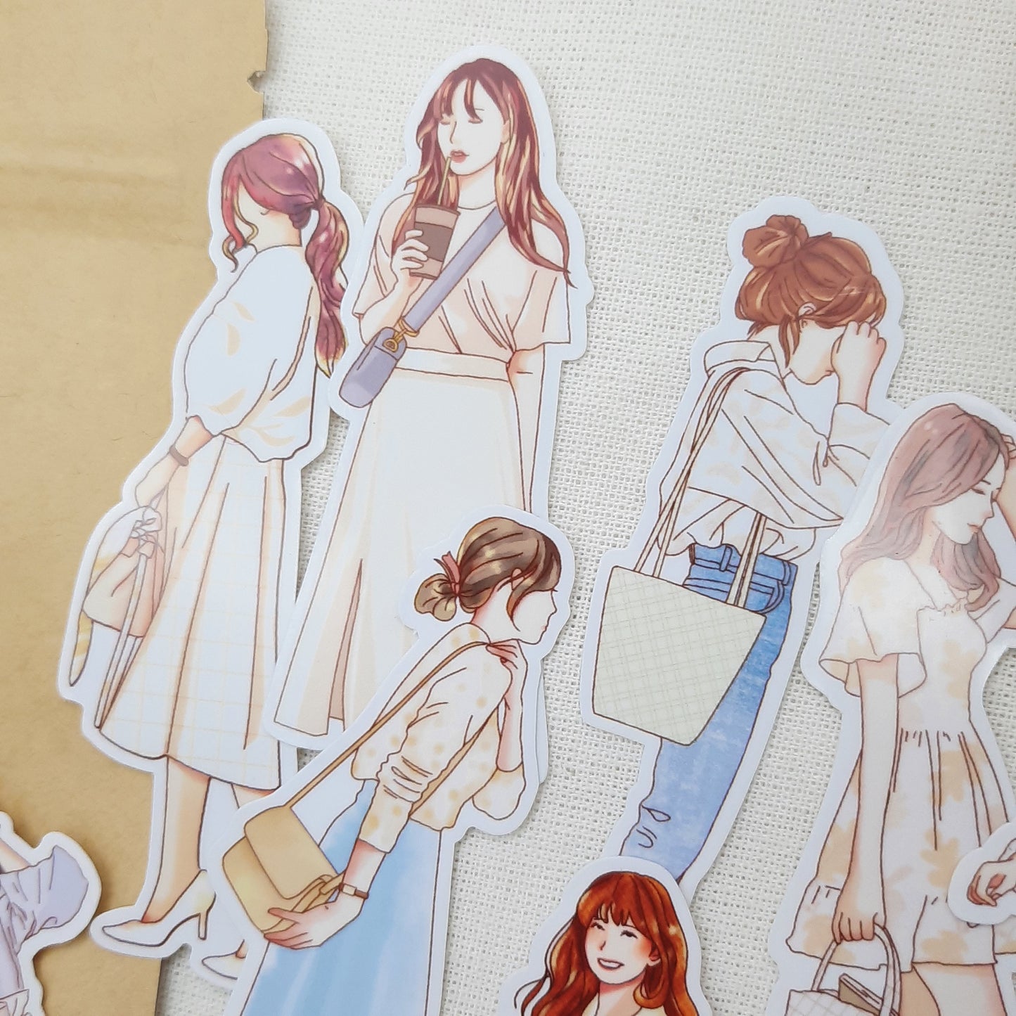 Damsel Girl Stickers