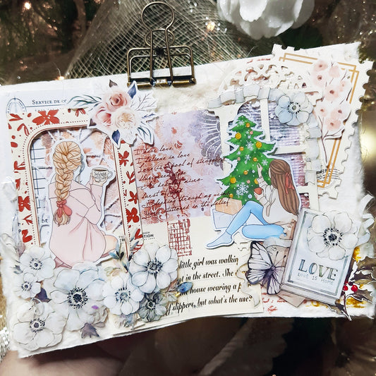 Holiday Spirit Girl & Couple Stickers