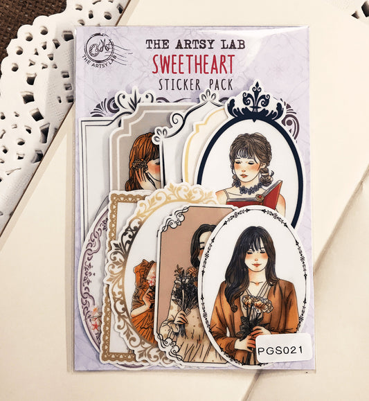 Sweetheart Girl Stickers