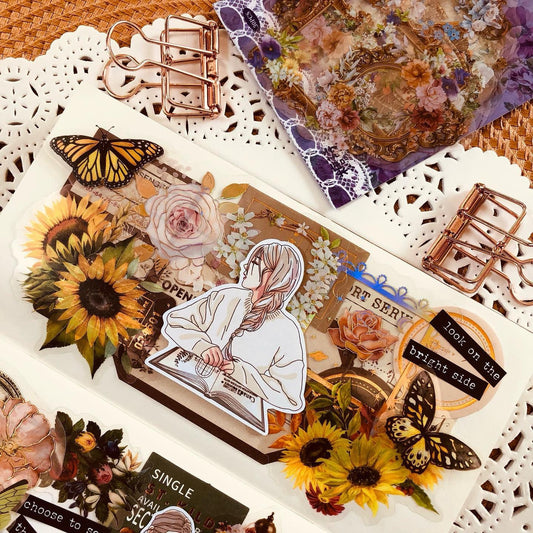 Geek Chic Girl Stickers