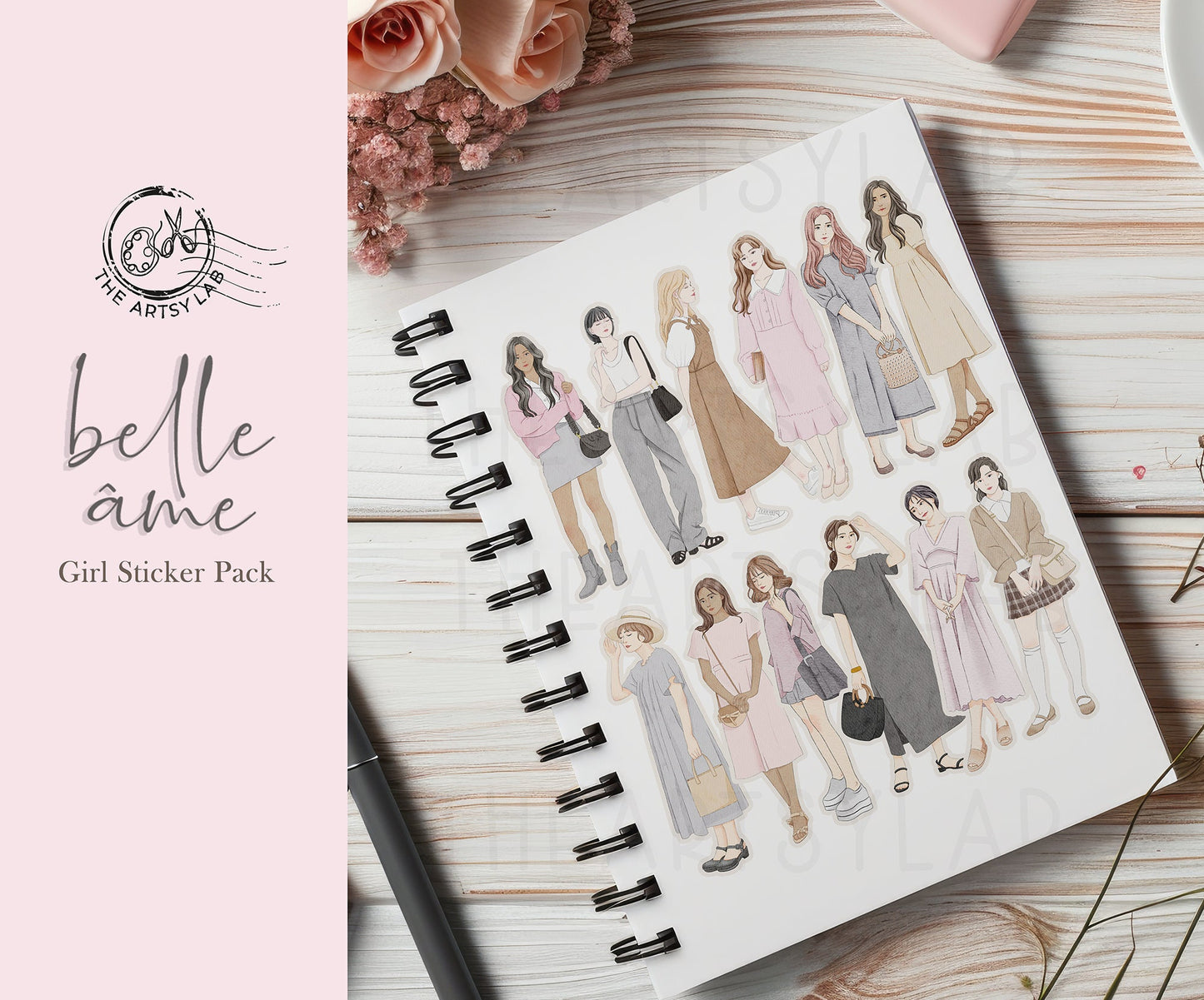 Belle Ame Girl Stickers