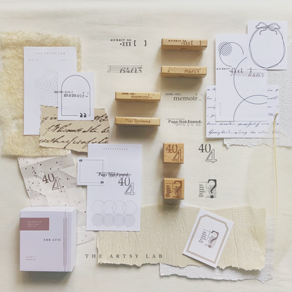 ERRATIC Rubber Stamp Volume 1 Series