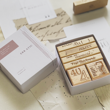 ERRATIC Rubber Stamp Volume 1 Series