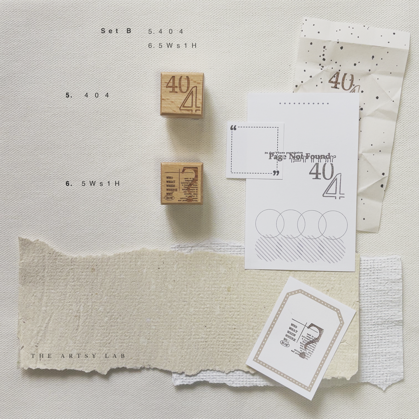 ERRATIC Rubber Stamp Volume 1 Series