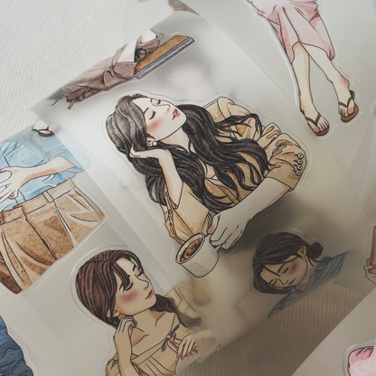 Coffee & Books Matte PET Tape