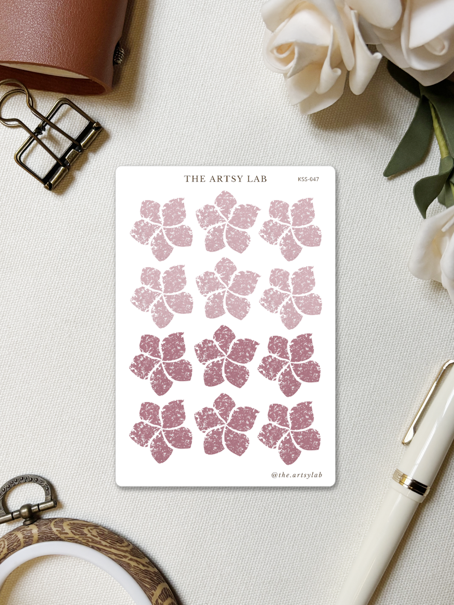 Five-Petal Flower Stamp