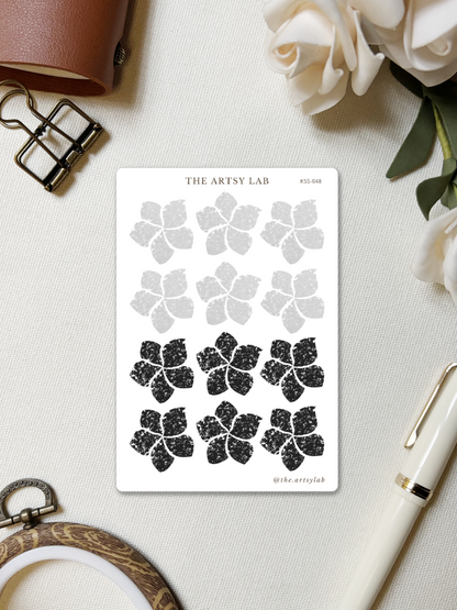 Five-Petal Flower Stamp