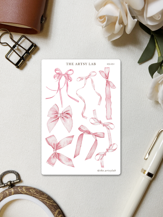 Coquette Ribbons, Pastel Colors