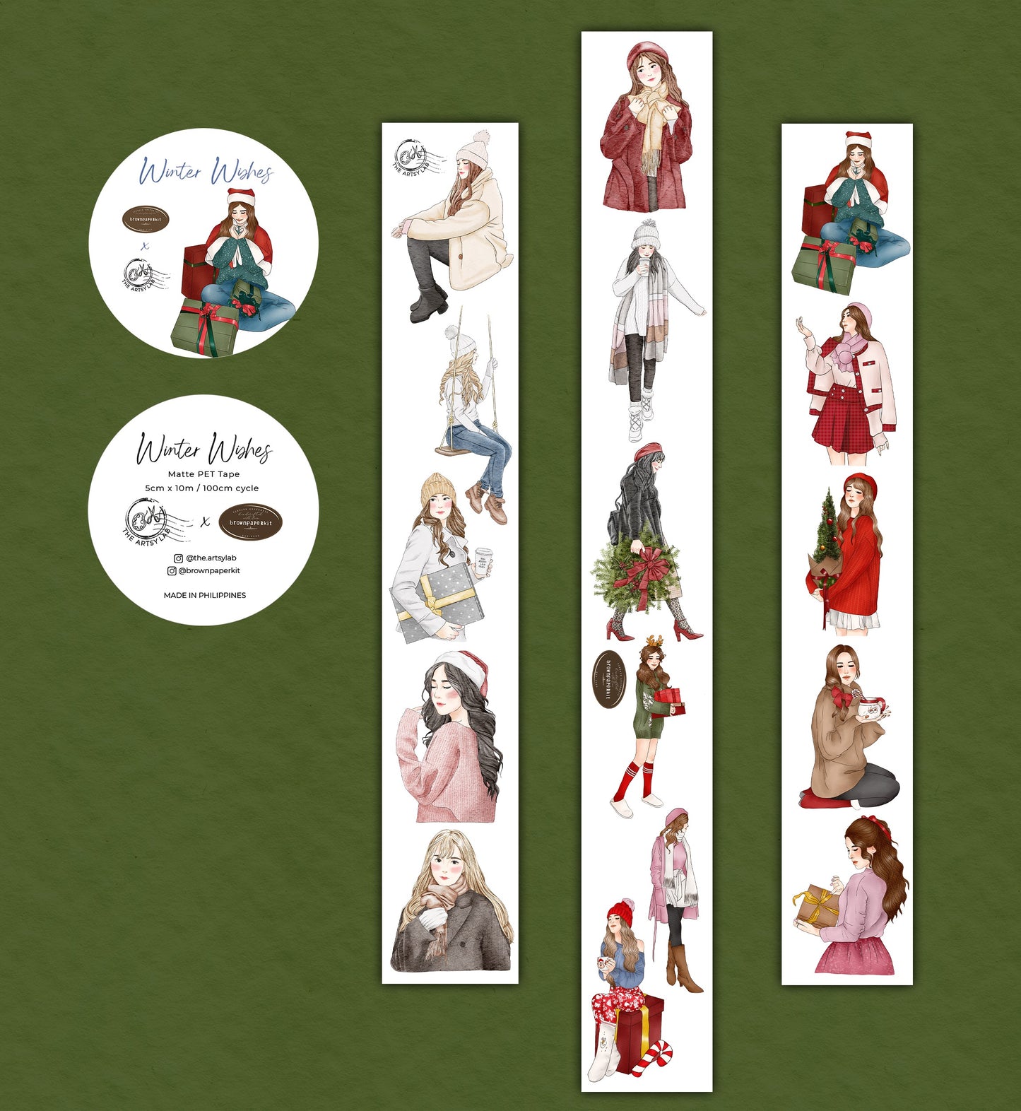 Winter Wishes, Christmas Matte PET