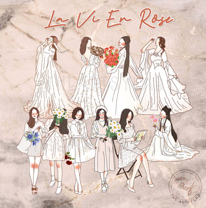 La Vie en Rose Girl Stickers Volume 1 & 2