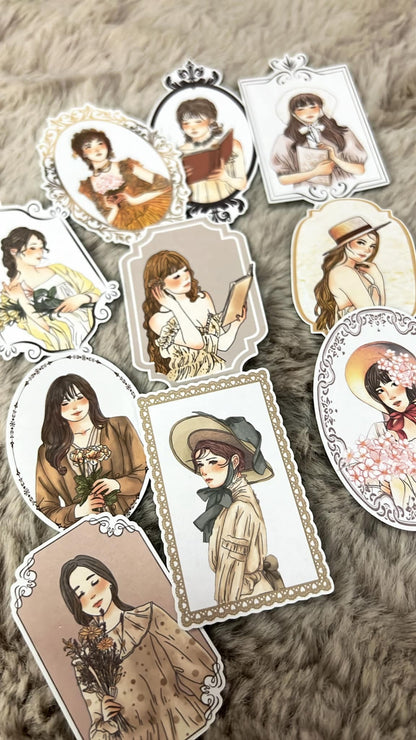 Sweetheart Girl Stickers