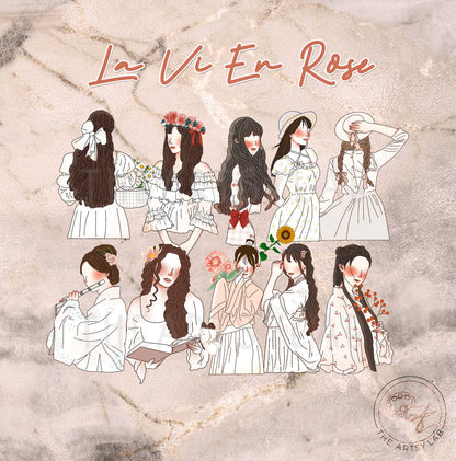 La Vie en Rose Girl Stickers Volume 1 & 2