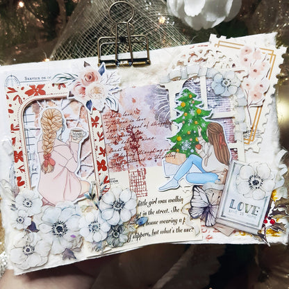 Holiday Spirit Girl & Couple Stickers