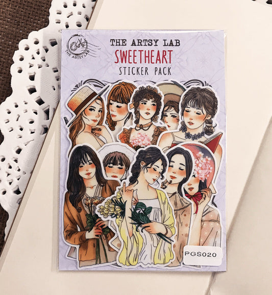 Sweetheart Girl Stickers