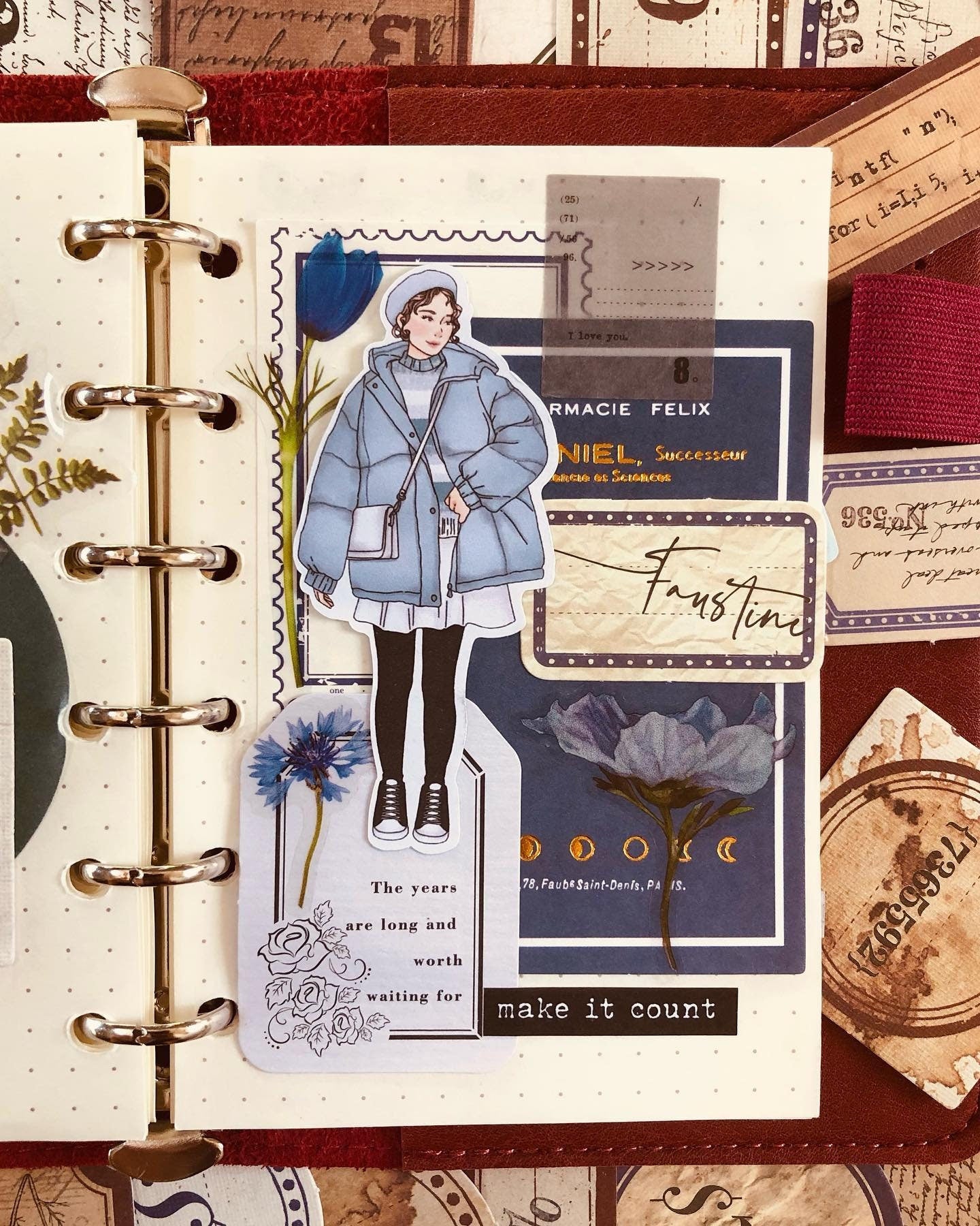 Les Saisons Four Seasons Girl Stickers