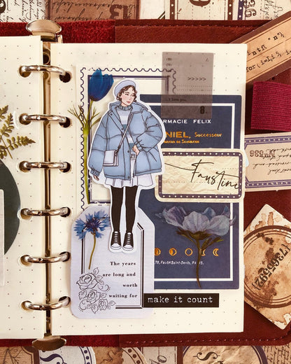 Les Saisons Four Seasons Girl Stickers