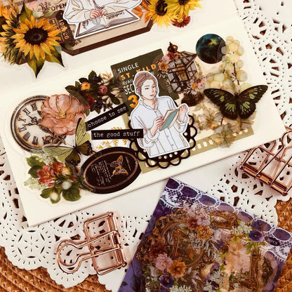 Geek Chic Girl Stickers