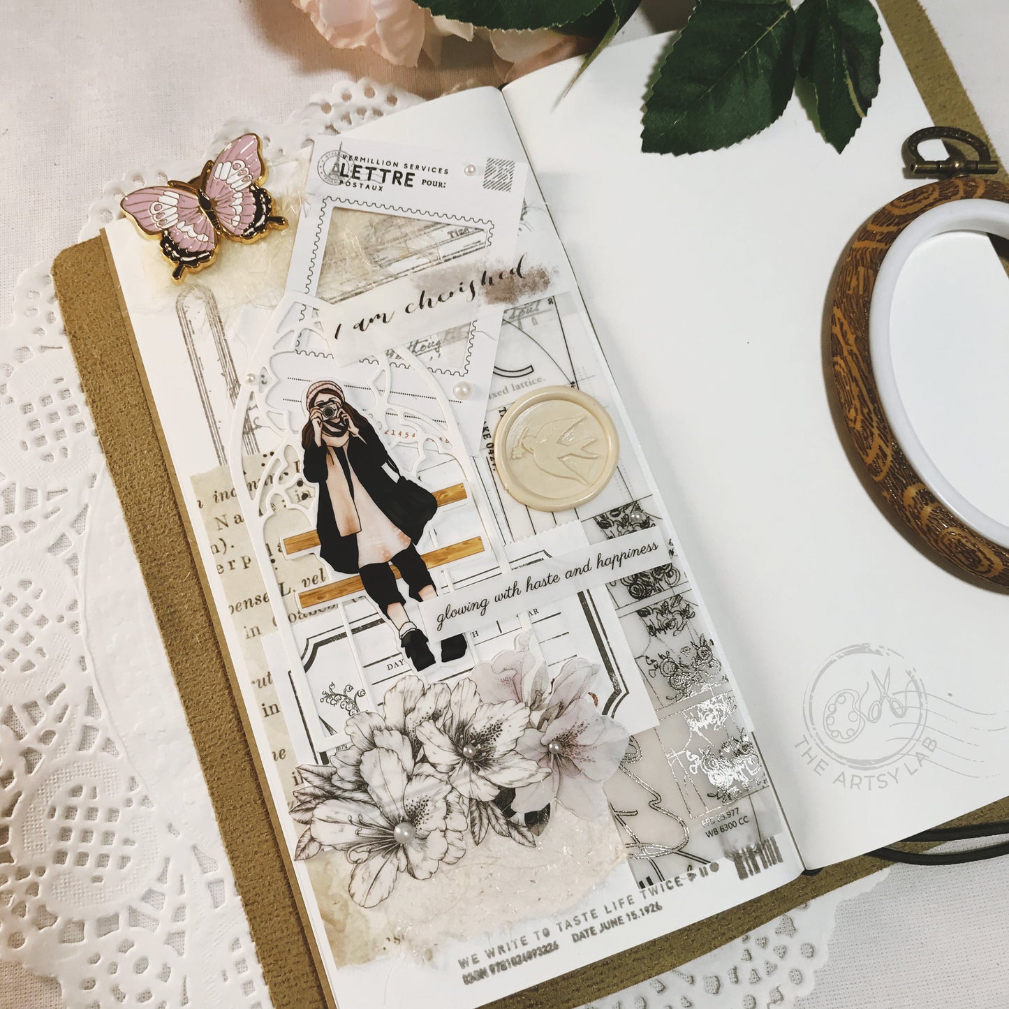 Butterfly Journal Clip