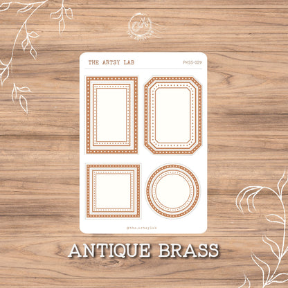 Basic Frames and Borders