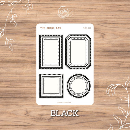 Basic Frames and Borders