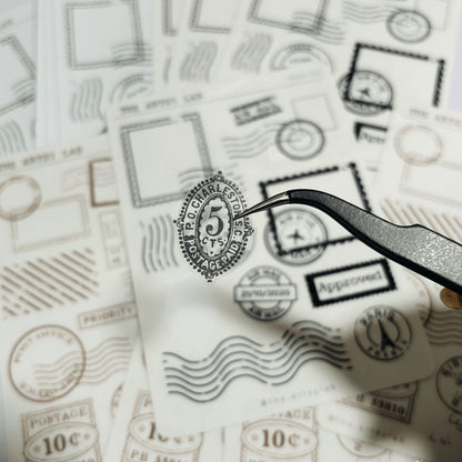 Coffee Sketch Sticker Sheet: Planner, Journal, Scrapbook
