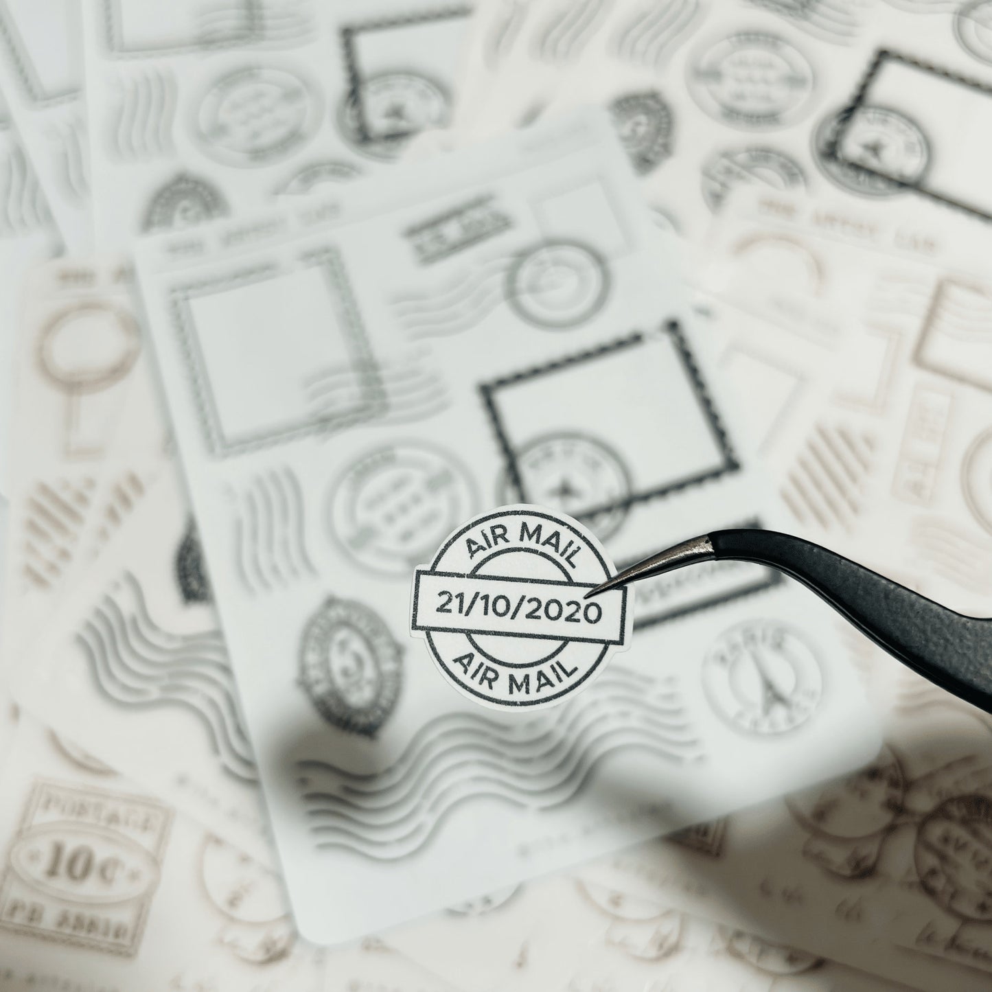Coffee Sketch Sticker Sheet: Planner, Journal, Scrapbook