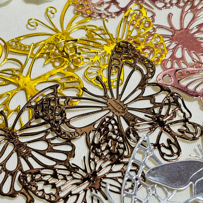 Butterfly Die Cut Bundle: Mirror Foil & Cardstock, 28pcs