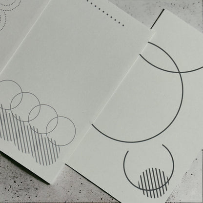 Minimalist Paper Memo Deco, 15pcs Loose Sheets Ephemera, Aesthetic Journal and Scrapbooking Notes, 15 sheets, Specialty Paper, The Artsy Lab