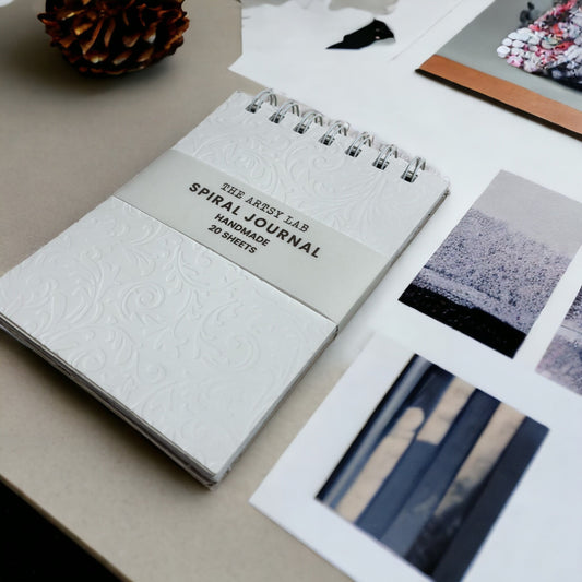 Handmade Paper Spiral Journal