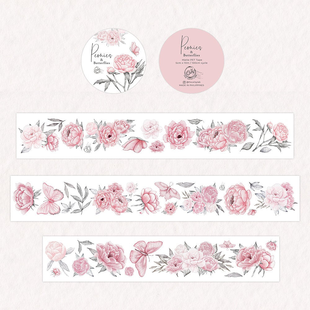 Peonies & Butterflies Matte PET