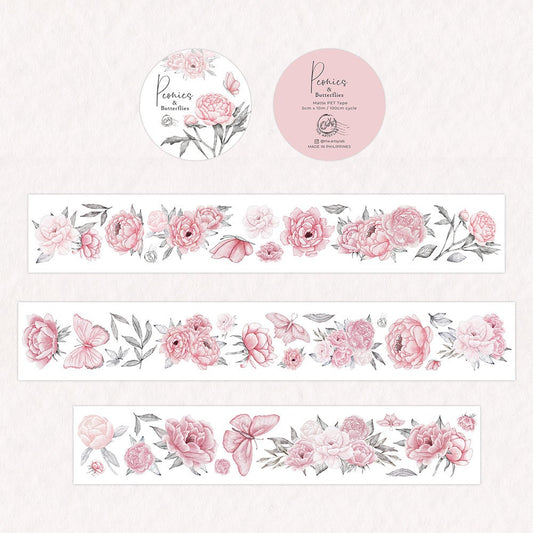 Peonies & Butterflies Matte PET