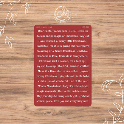 Christmas Sentiments