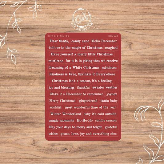 Christmas Sentiments