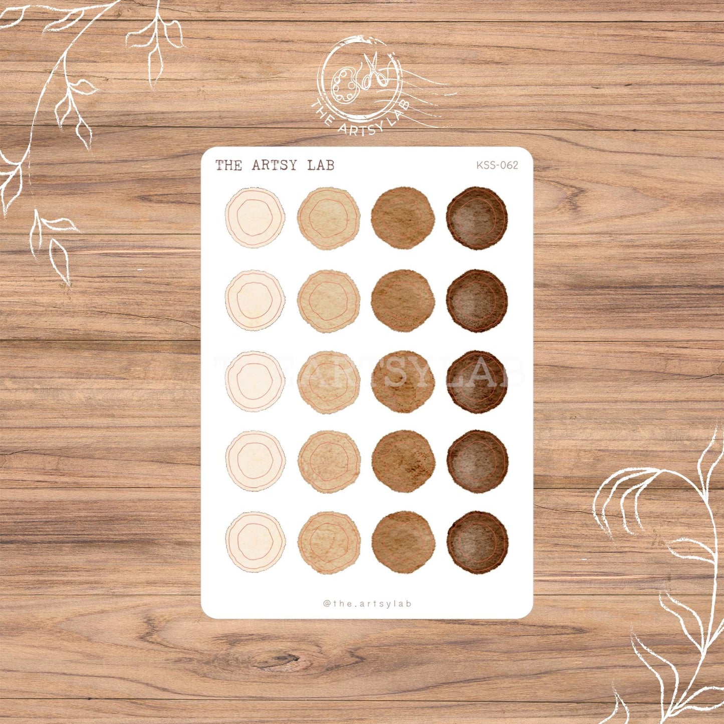 Donut Dot Watercolor