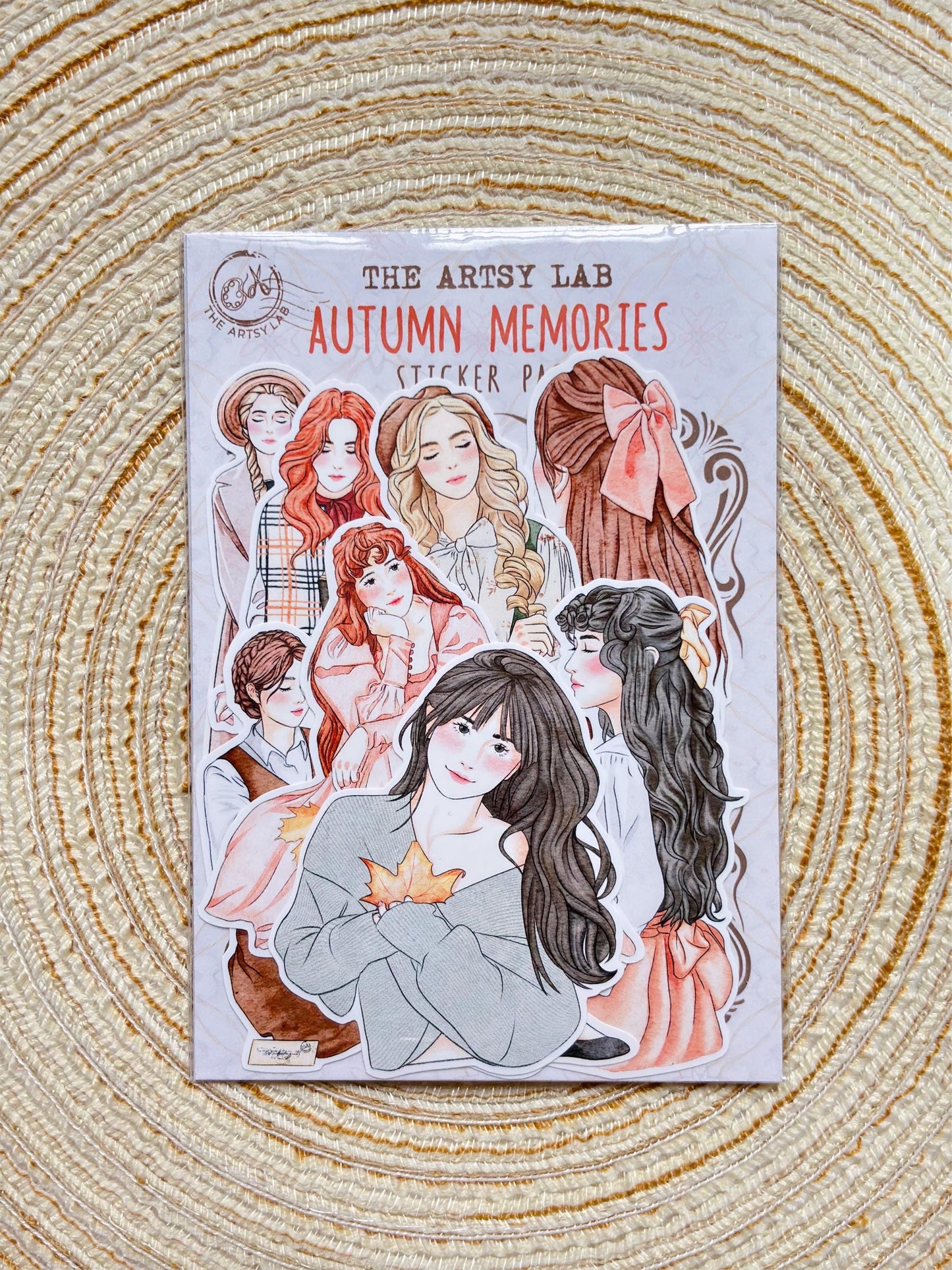 Autumn Memories Girl Stickers