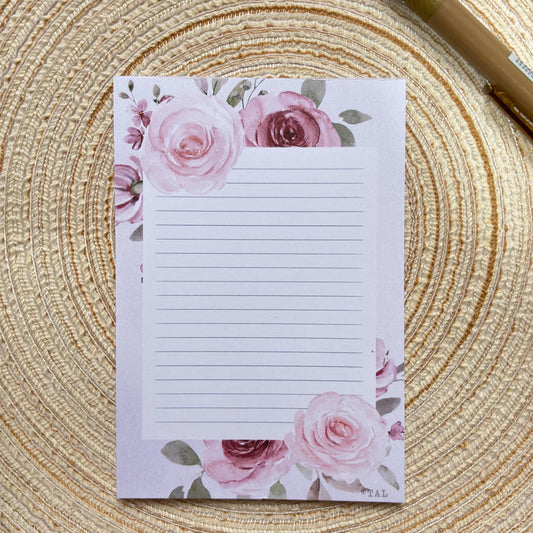 Pink Blooms Notepad