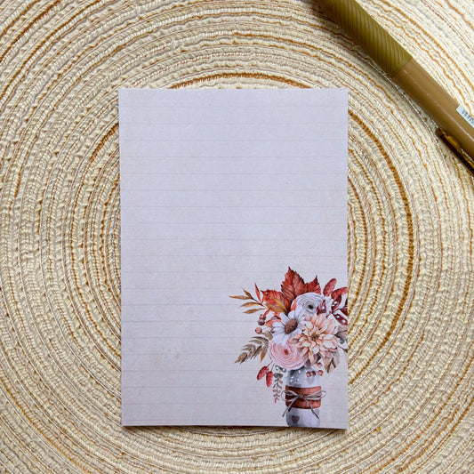 Autumn Leaves Notepad