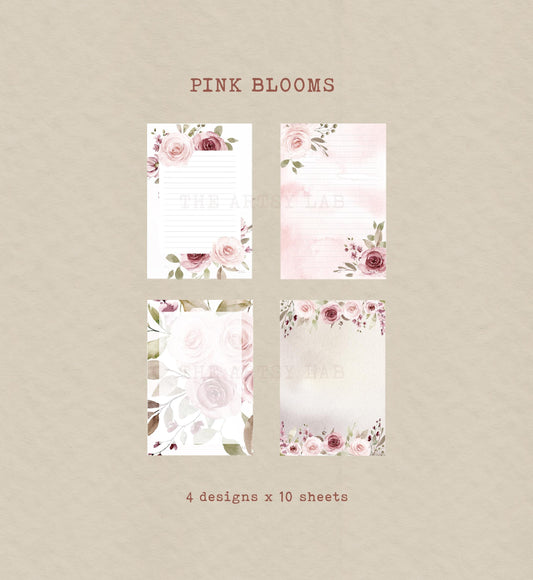 Pink Blooms Notepad
