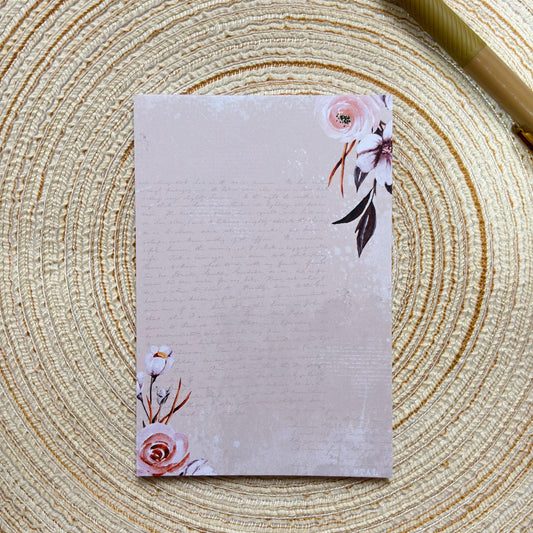 Bohemian Floral Notepad