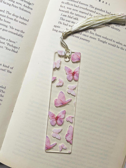 Butterfly Kisses Acrylic Bookmark