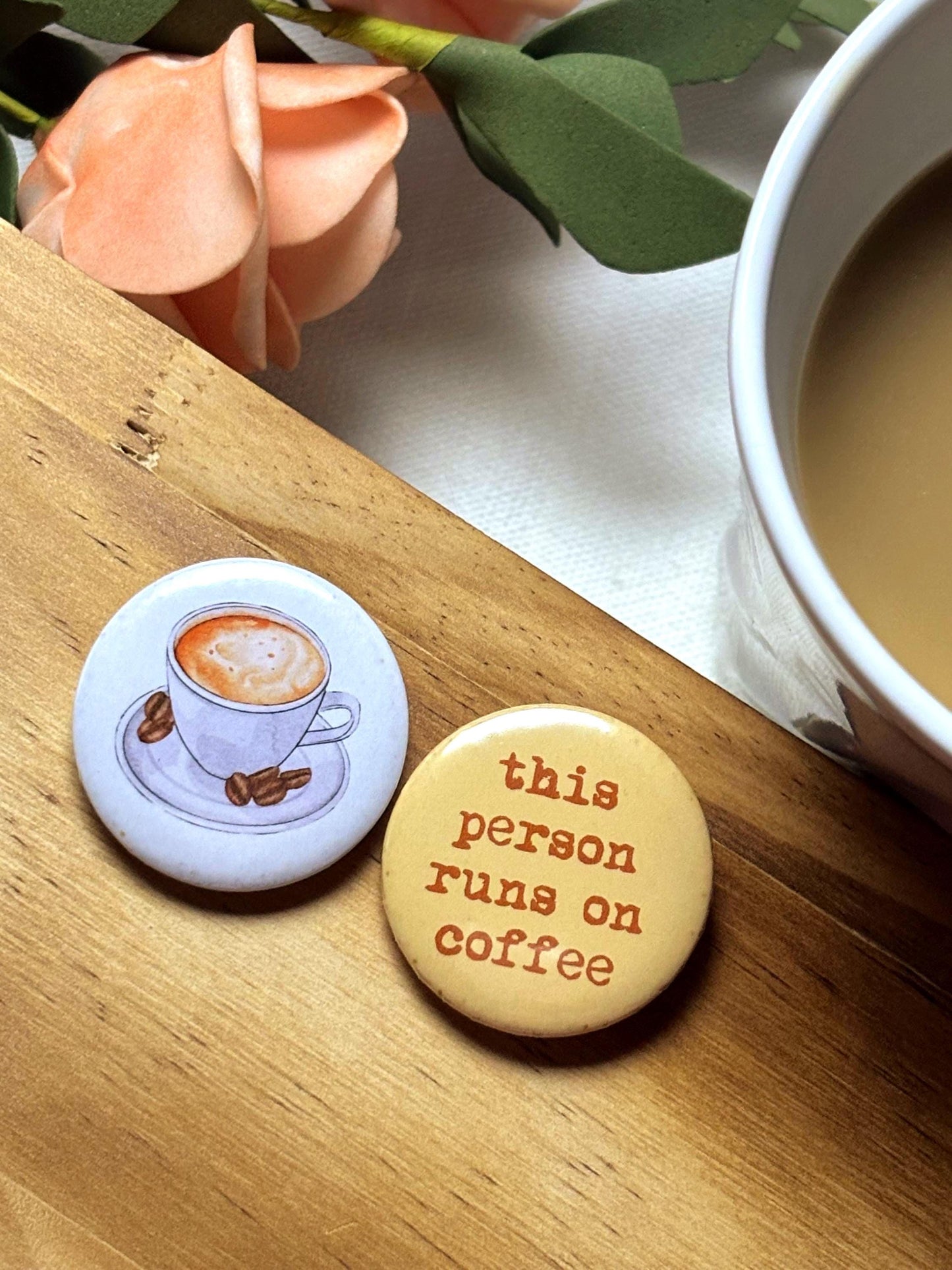 Minimalist Statement Button Pin (Set of 2)