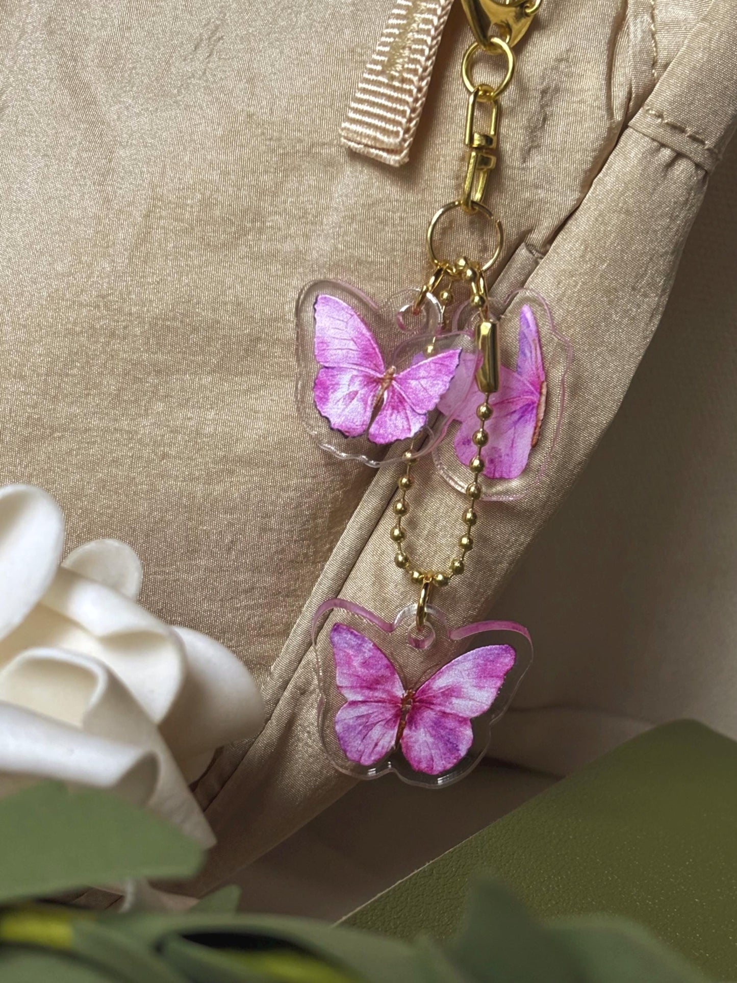 Butterfly Kisses Acrylic Keychain