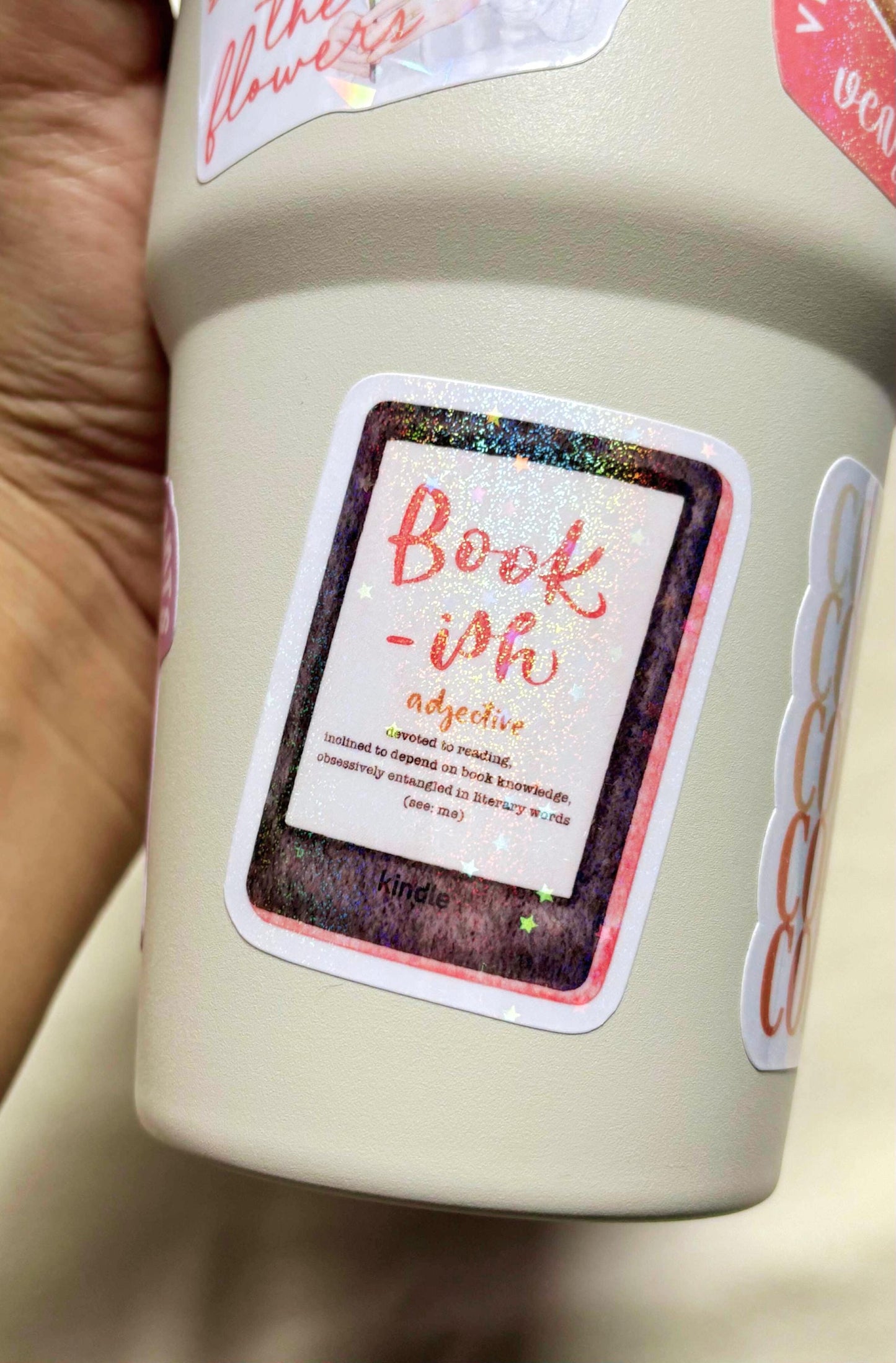 Kindle Bookish Waterproof Sticker