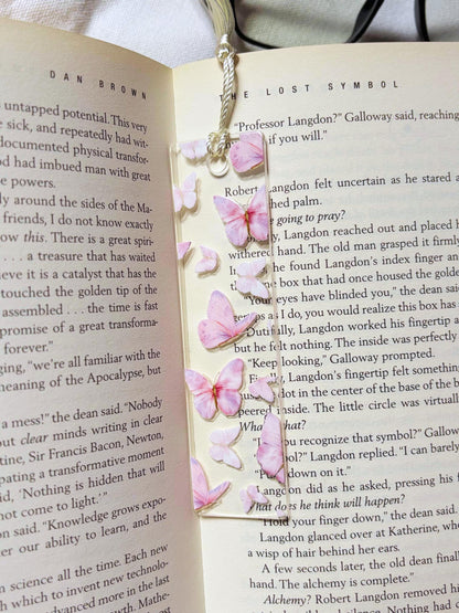 Butterfly Kisses Acrylic Bookmark