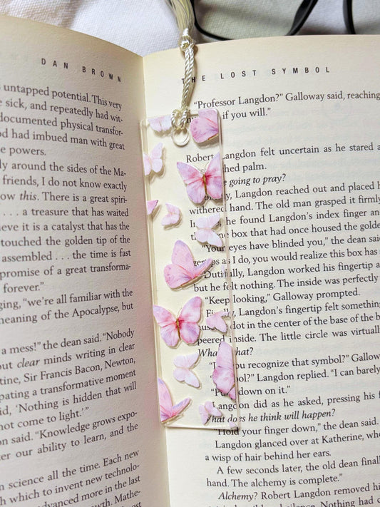 Butterfly Kisses Acrylic Bookmark