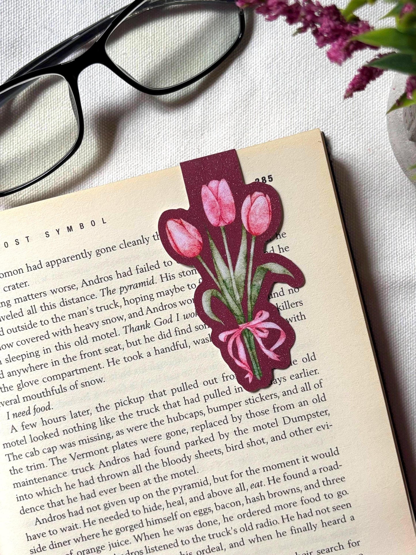 Tulips Magnetic Bookmark