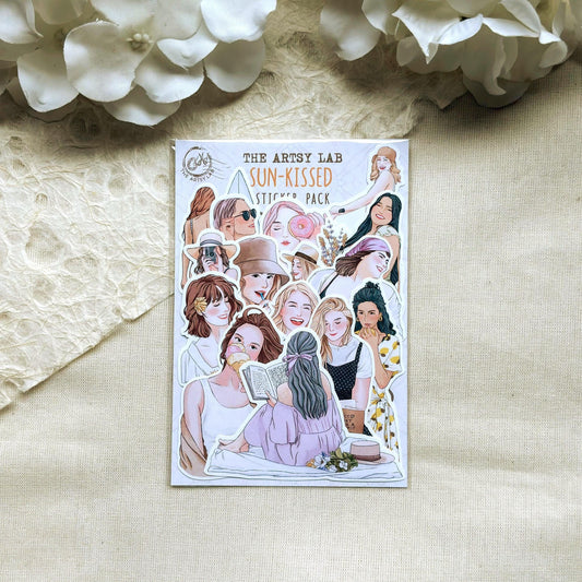 Sun-kissed Girl Stickers